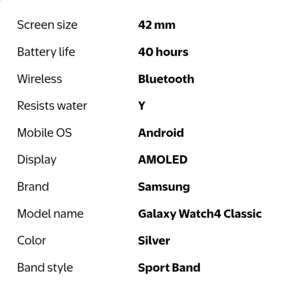 Samsung Galaxy Watch4 Classic 42mm Bluetooth Smart Watch W/Box-Like New - Picture 5 of 11